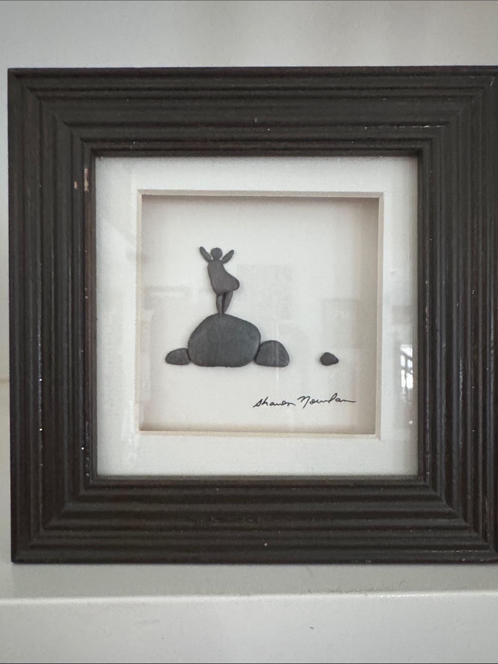 DEMDACO Sharon Nowlan "The Little Things" Framed Pebble Art